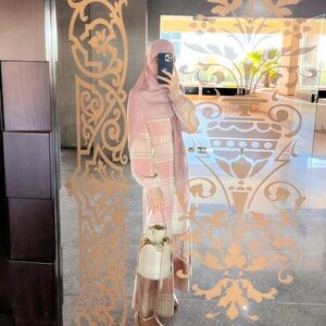 Cutest Wool Pink Plaid Dress